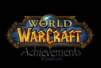 World of Warcraft Achievements in 8 years