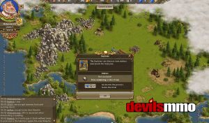 Settlers Online screenshot showing game interface