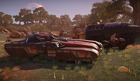 Planetside 2 Lightning Tanks